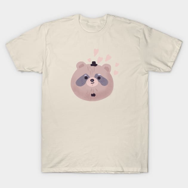 Raccoon face T-Shirt by KodiakMilly